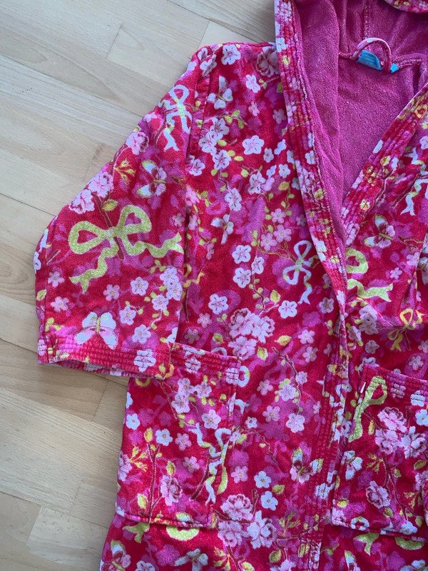 Traum schöner PIP Bademantel Pink Bunt So schön Größenangabe ist S 