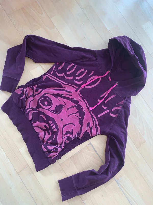 Keep Up Pulli Hund Hundefan französische Bulldogge oder Mops Super cool Lila - Bordaux - dunkelbeere Rosa Mit Kapuze