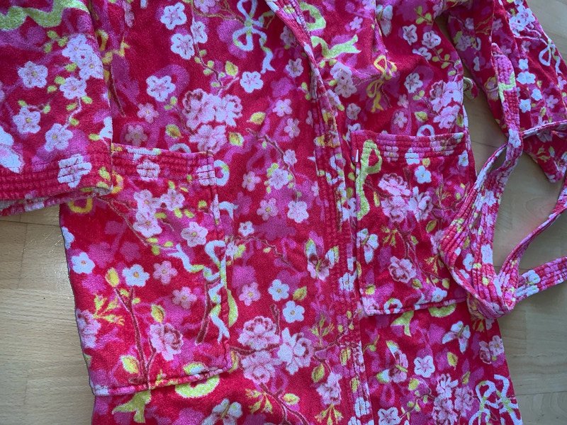 Traum schöner PIP Bademantel Pink Bunt So schön Größenangabe ist S 