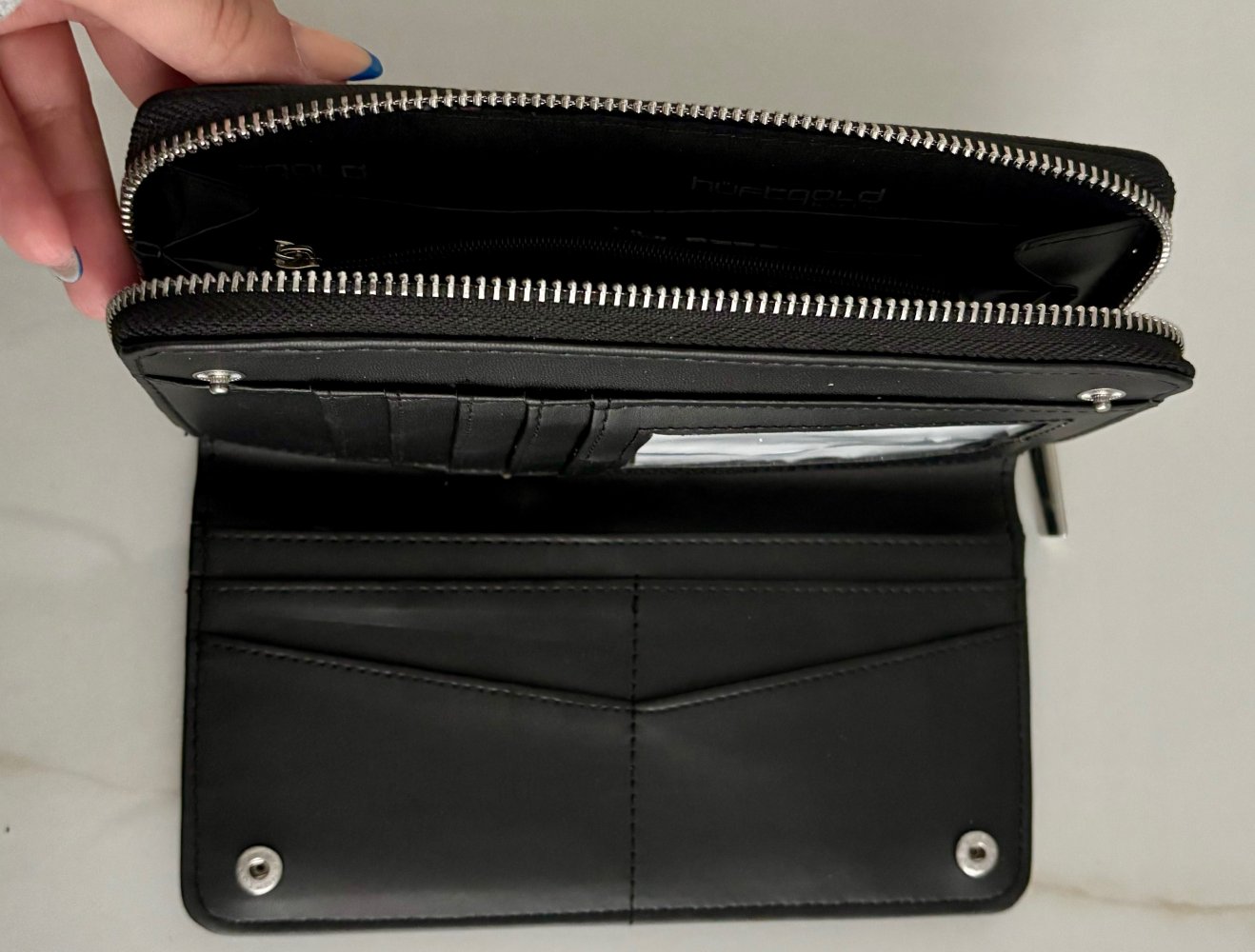 Schwarzes Portmonee NEU
