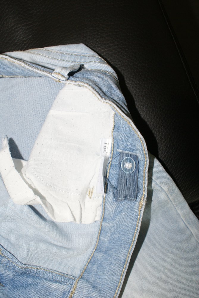 Mädchen Jeans hell blau Größe 164