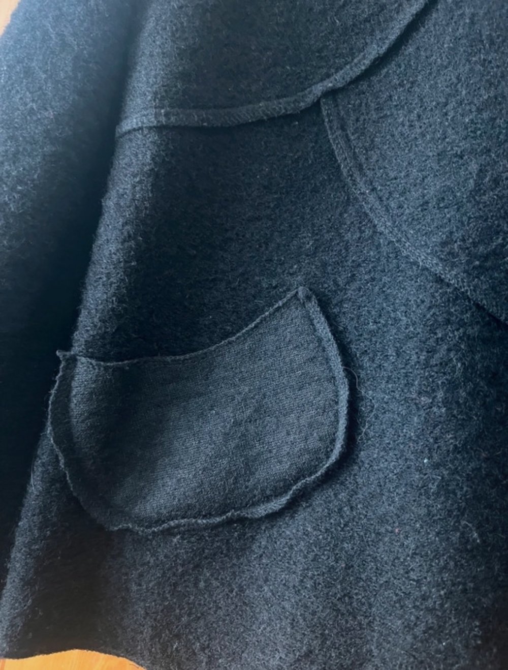 Schwarze Kurzjacke