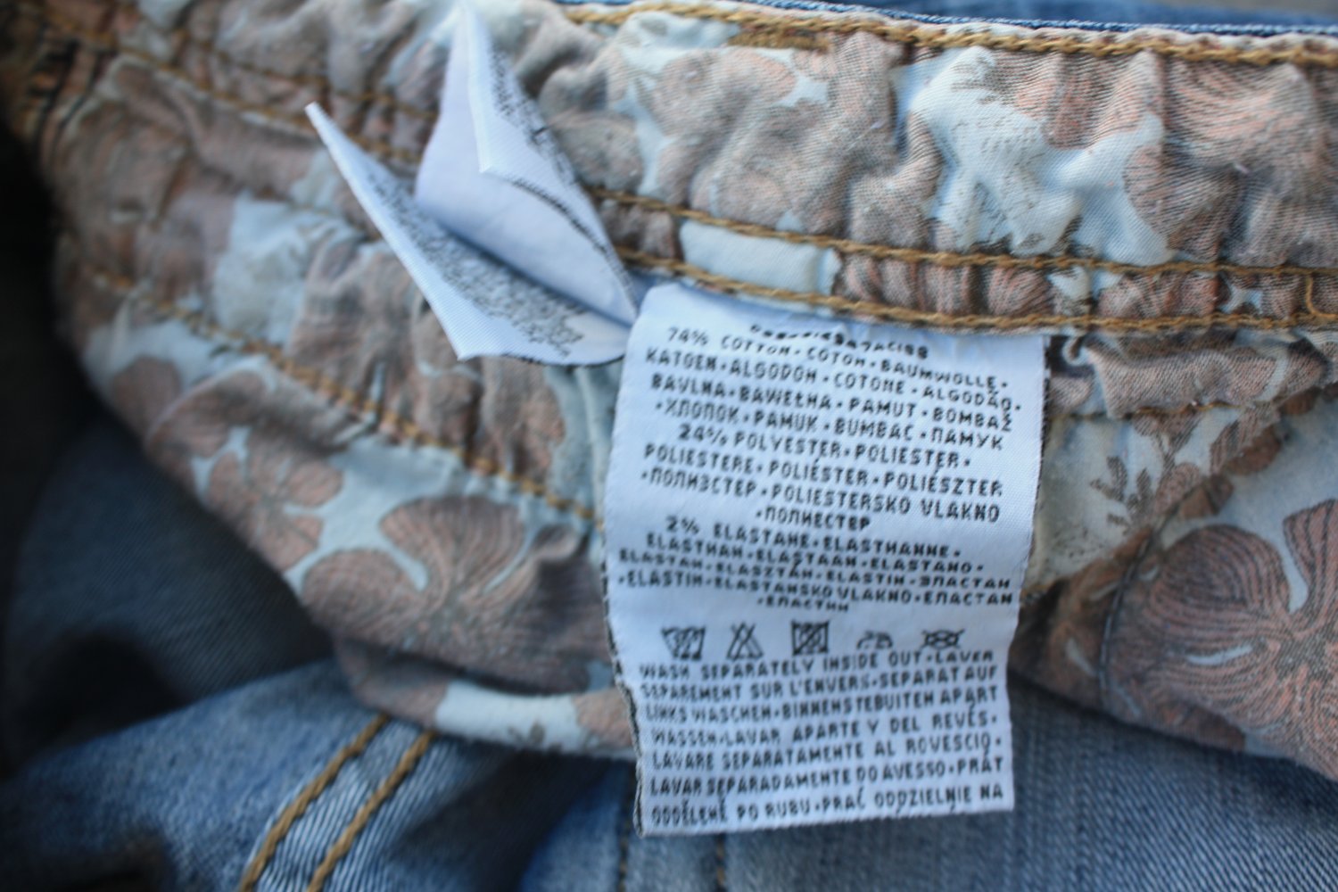 coole Original Freshmade Stretch-Jeans in Gr. M aus USA