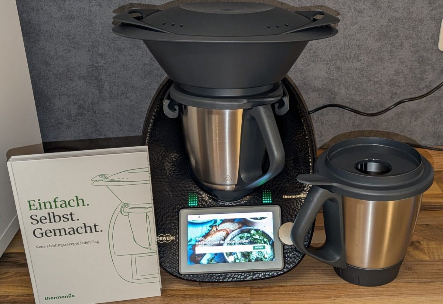 Vorwerk Thermomix TM6 - Diamant Schwarz - 2 Mixtöpfe !! Viel Zubehör!!