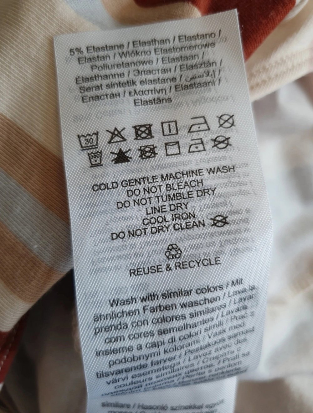 Noisy May Body Herbst Gestreift Gr. XS 34