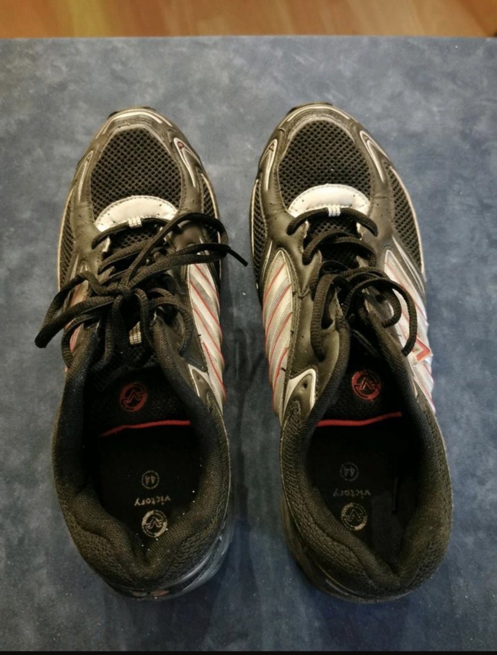 Victory Turnschuhe schwarz 44 / 9,5, Halle Fitness, Damen Herren