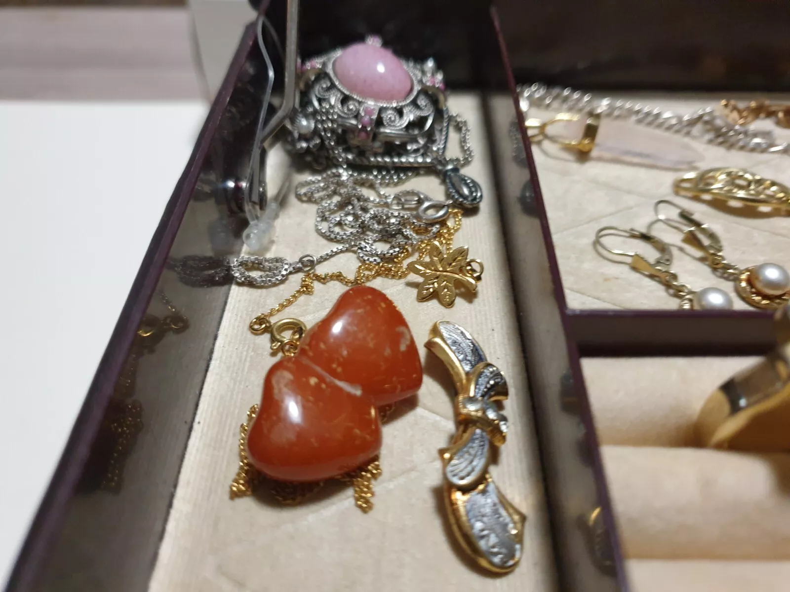 Schmuck Konvolut aus Nachlass- Erbe Schmuckkoffer- Schmuckpaket -Schmuck