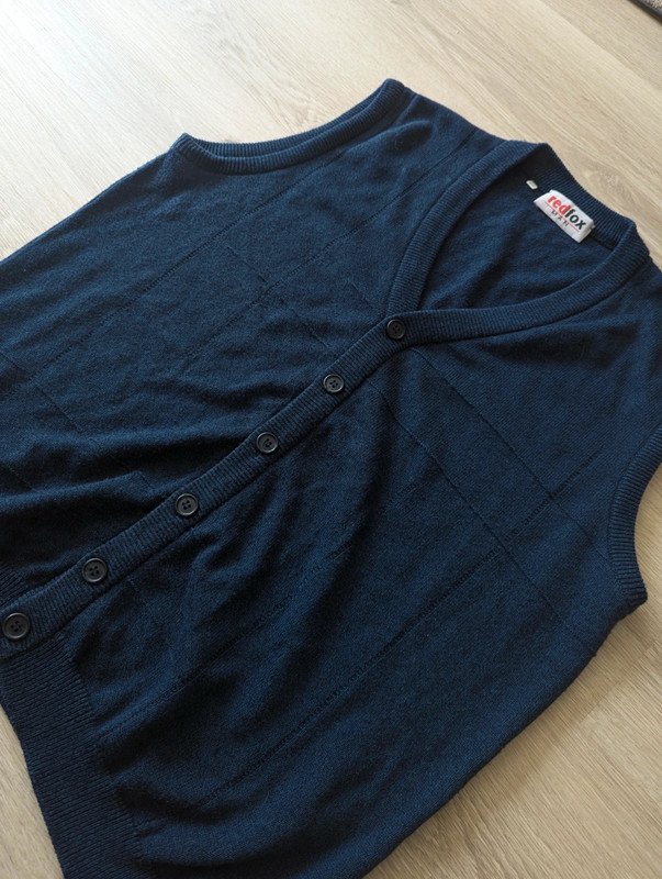 Vintage Weste Feinstrick Oversize Style