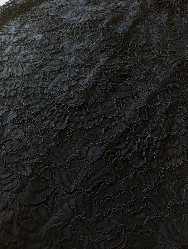 H&M Spitze Stoff Rock Blumenmuster Vintage Style Stiftrock