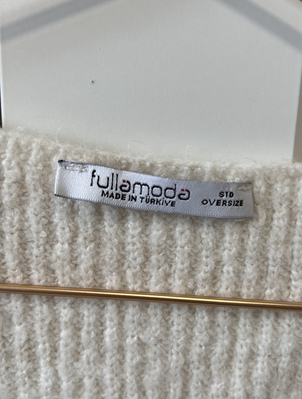 Strick Pullunder Veste beige Neu!