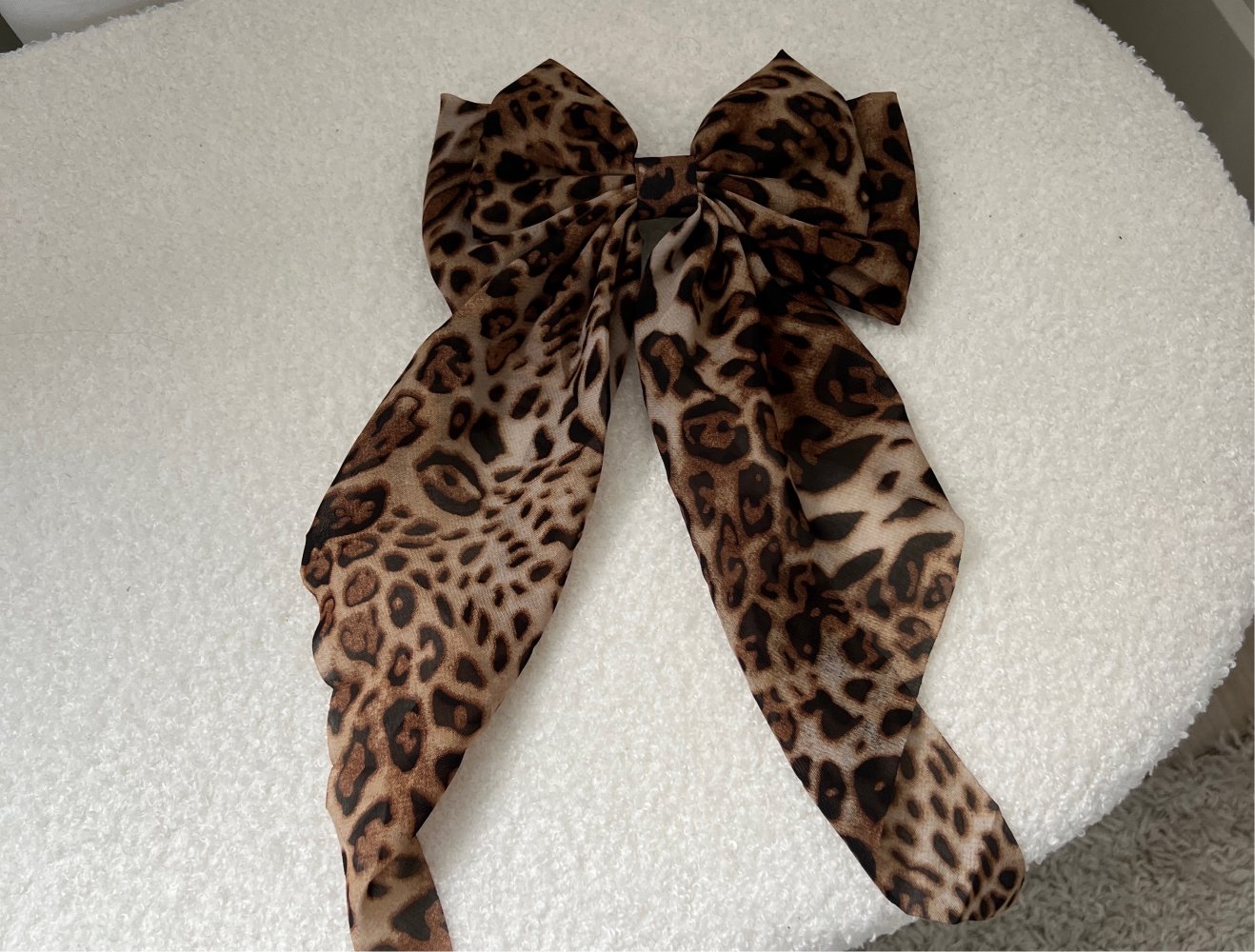 Haarband Schleife leo muster Neu!