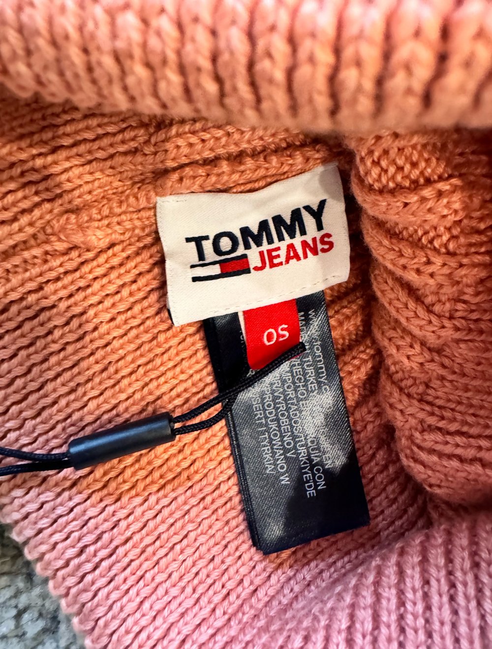 Tommy Hilfiger Beanie Mütze Rosa Neu