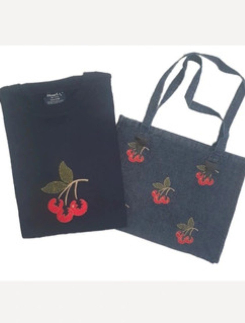 Qvc damen Set Shirt + Tasche größe M