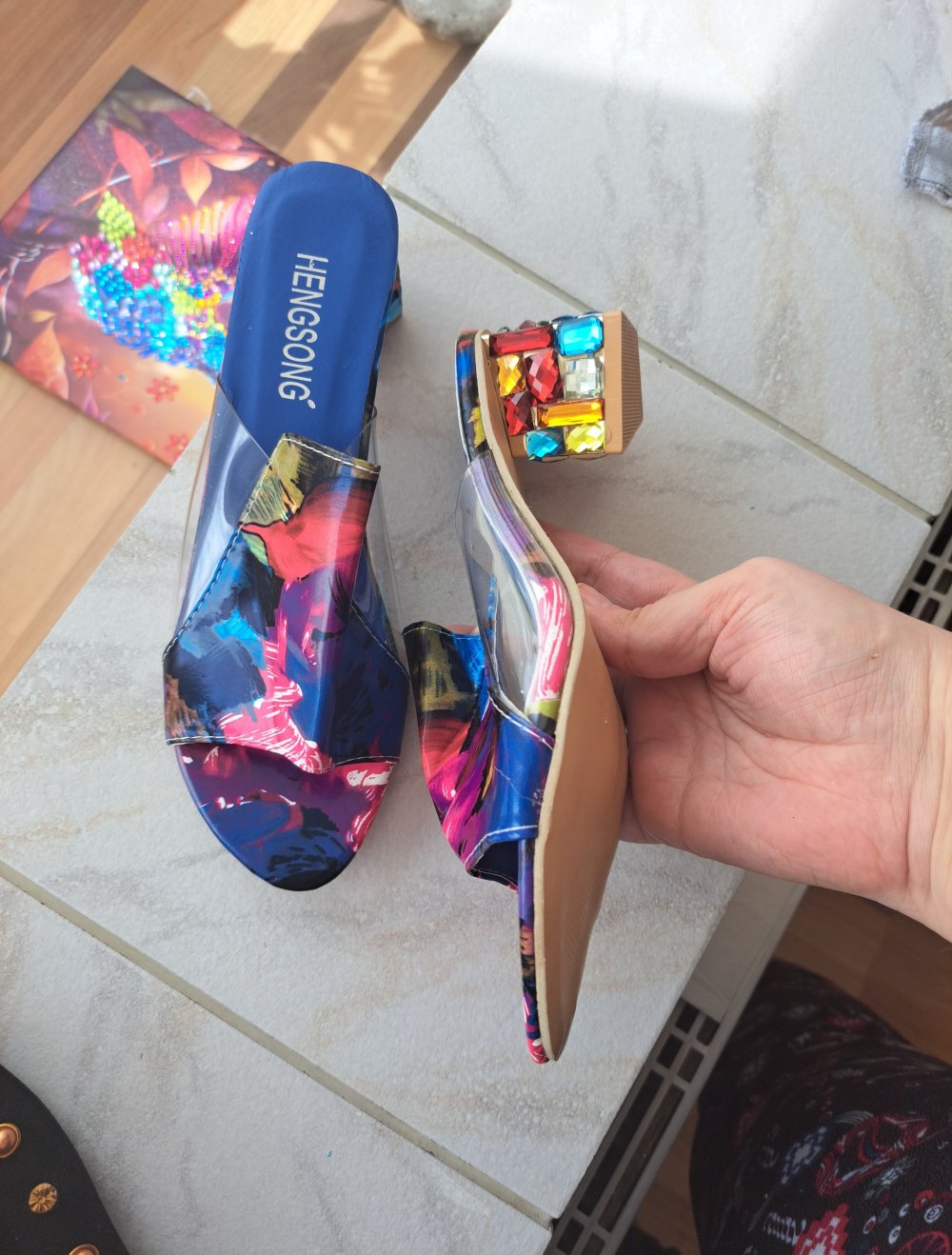 Damen pumps mit Blockabsatz gr.38 neu