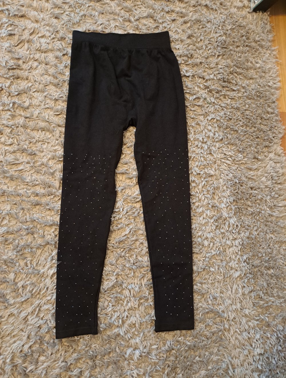 neue leggins mit sternen schwarz gr. xl