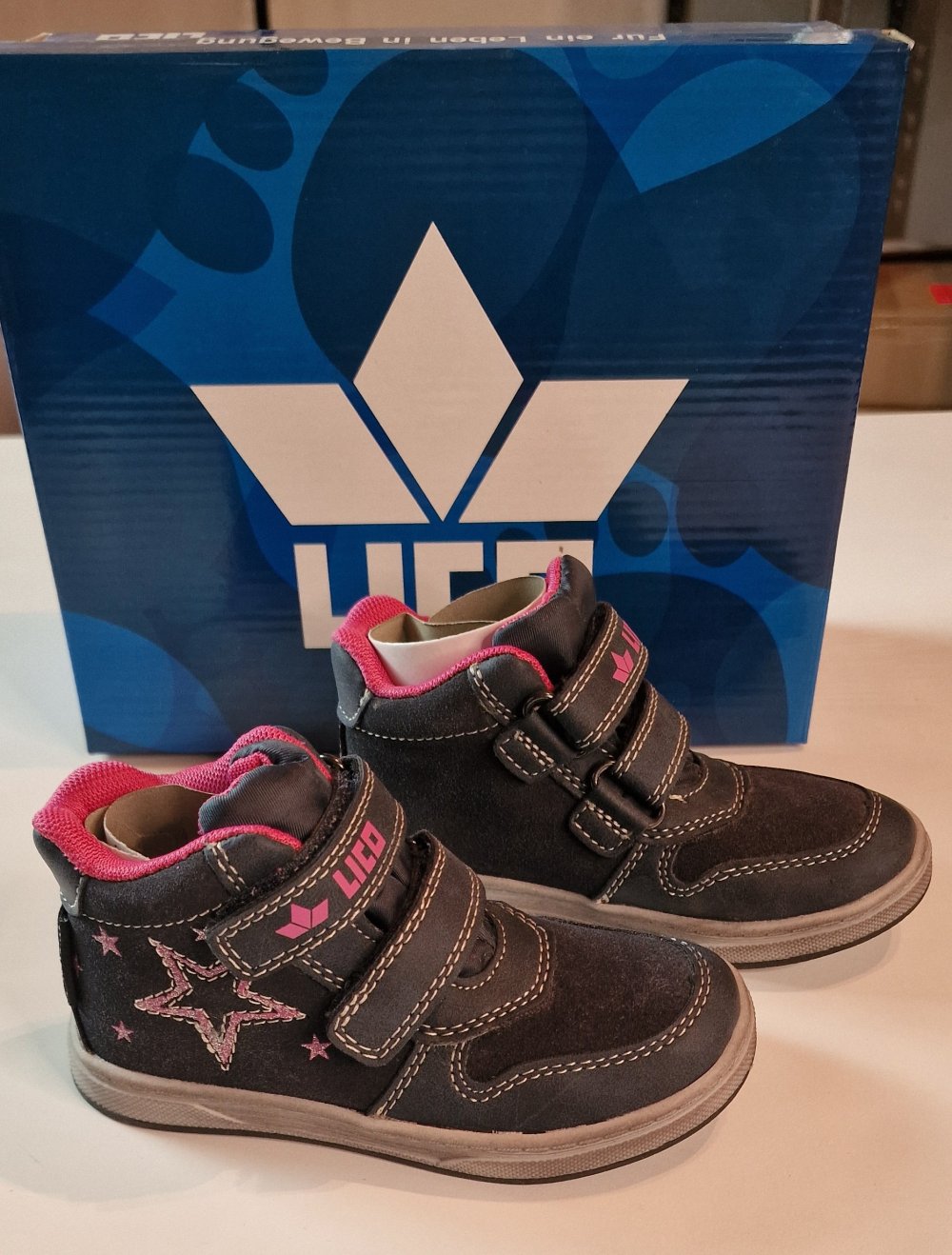 Lico Kinderschuhe Mädchen pink Gr. 25 wasserdicht wandern neu mit Karton