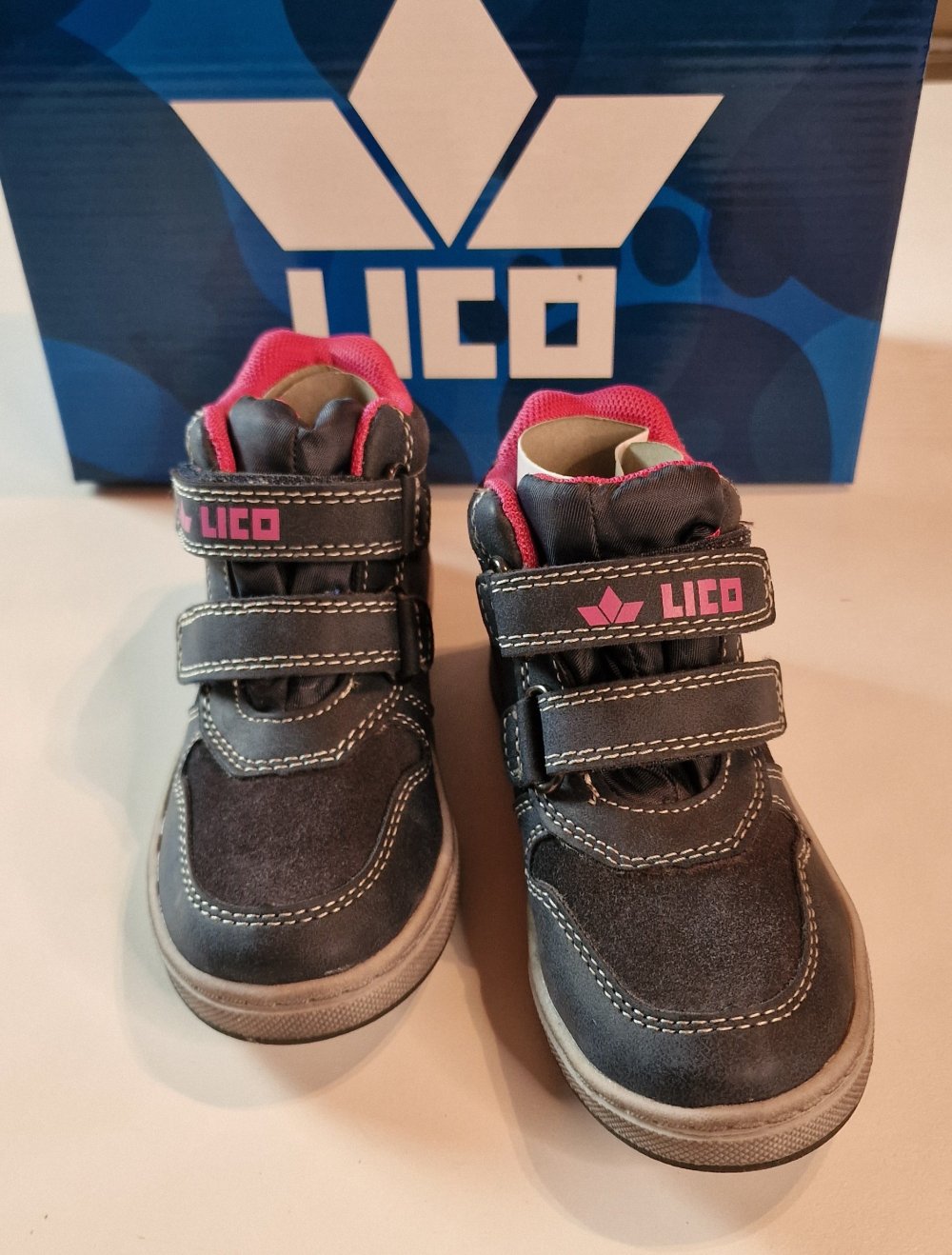 Lico Kinderschuhe Mädchen pink Gr. 25 wasserdicht wandern neu mit Karton