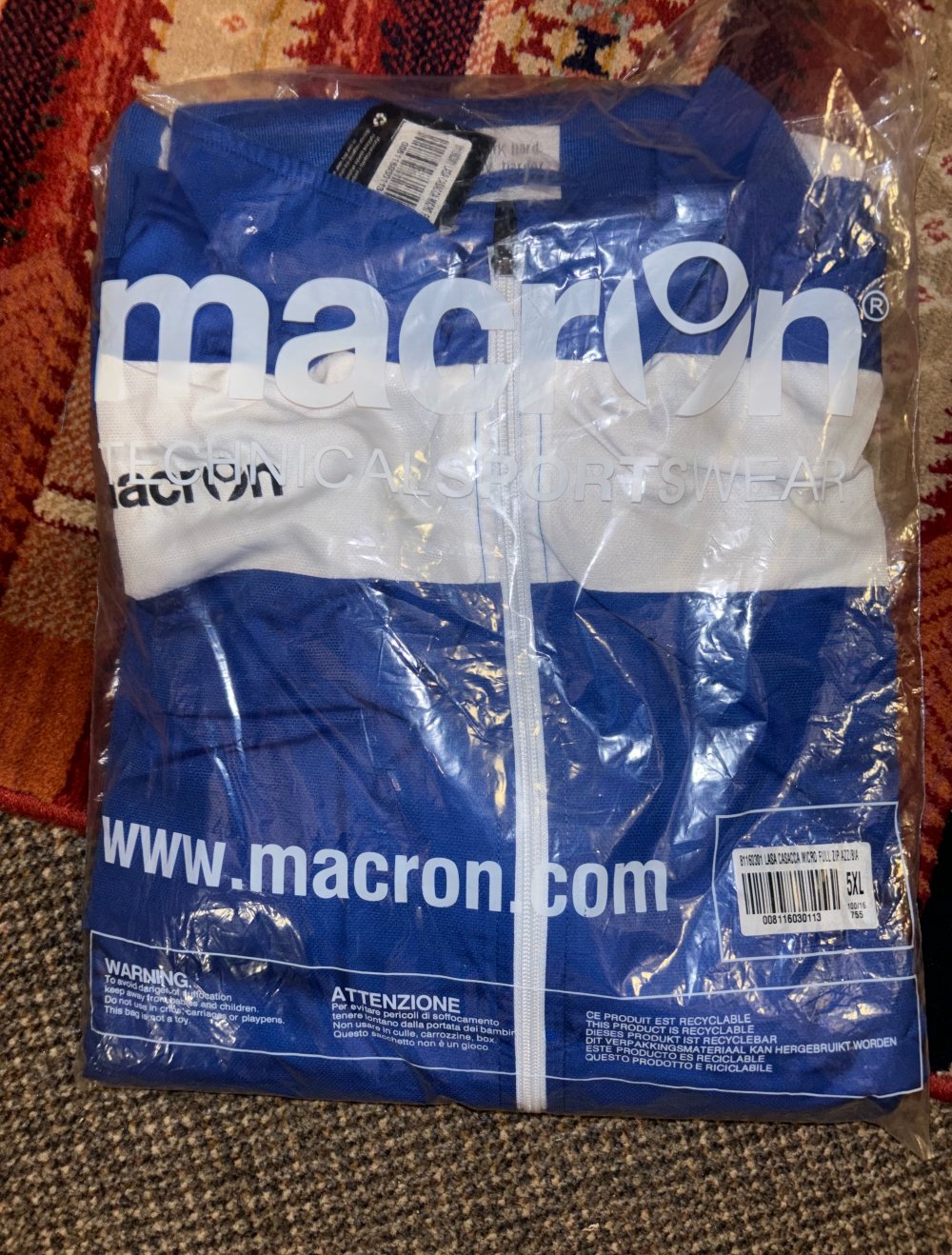 Macron Trainingsjacke Gr. 5XL