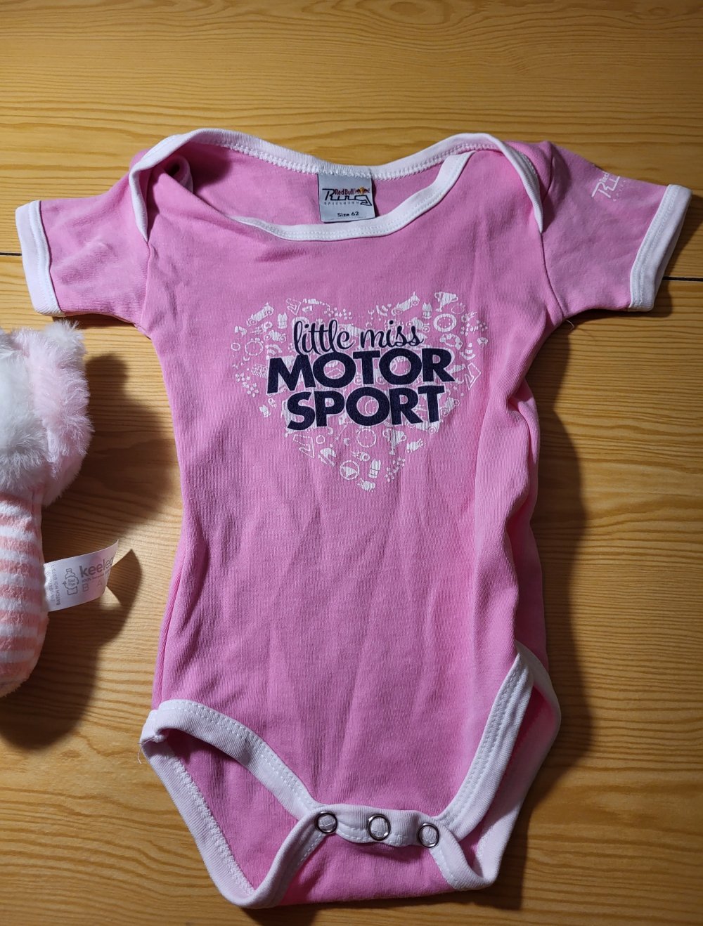 Kurzarmbody Little Miss Motorsport zu verkaufen