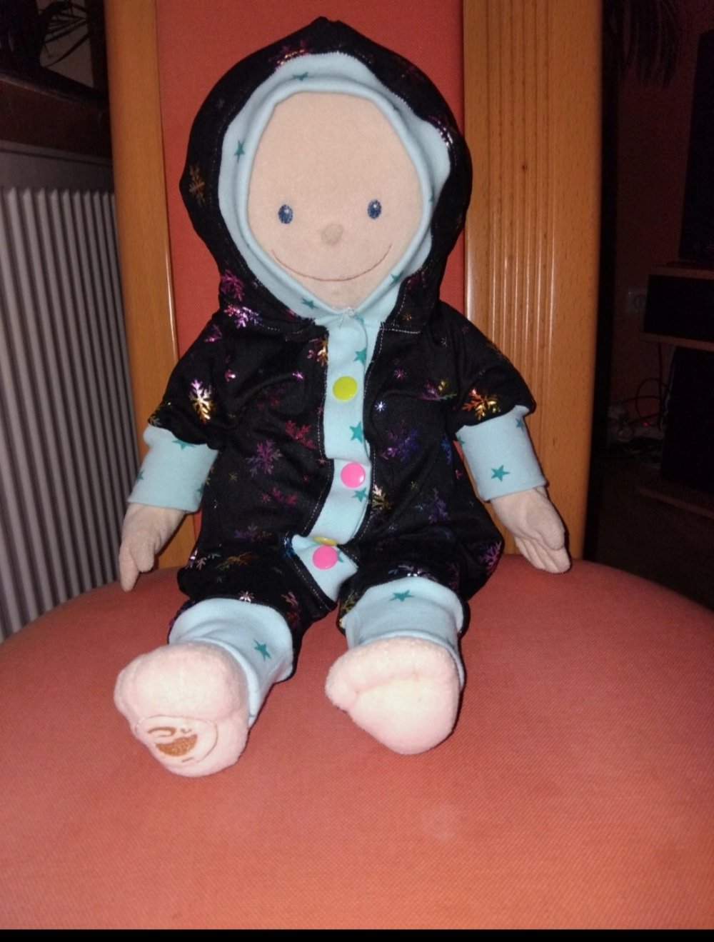 Puppenjumper mit Kapuze