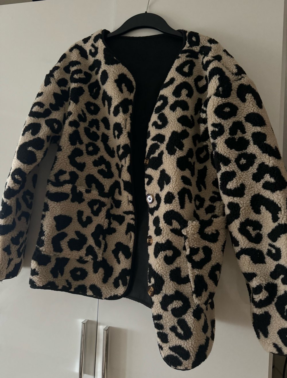 Oversize Jacke teddyfell