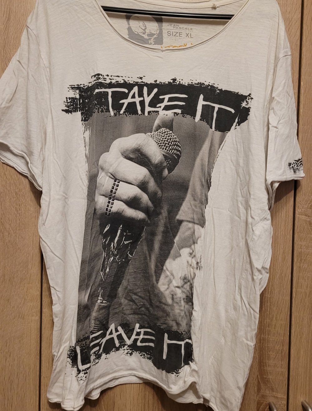 T-Shirt mit Aufdruck Gr. XL