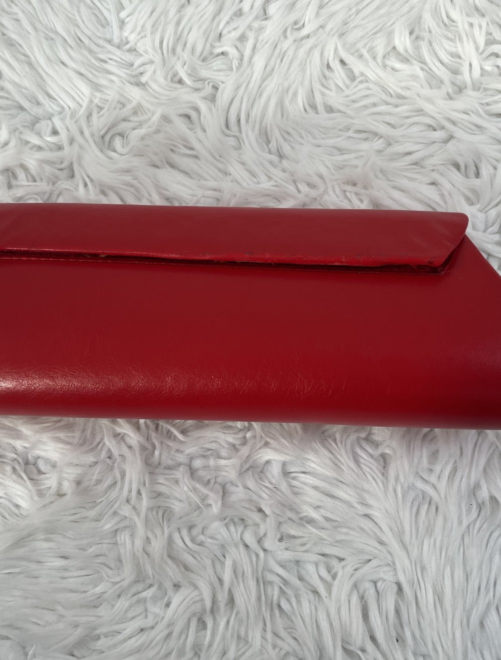 Tasche Umhängetasche Schultertasche rot Silber
