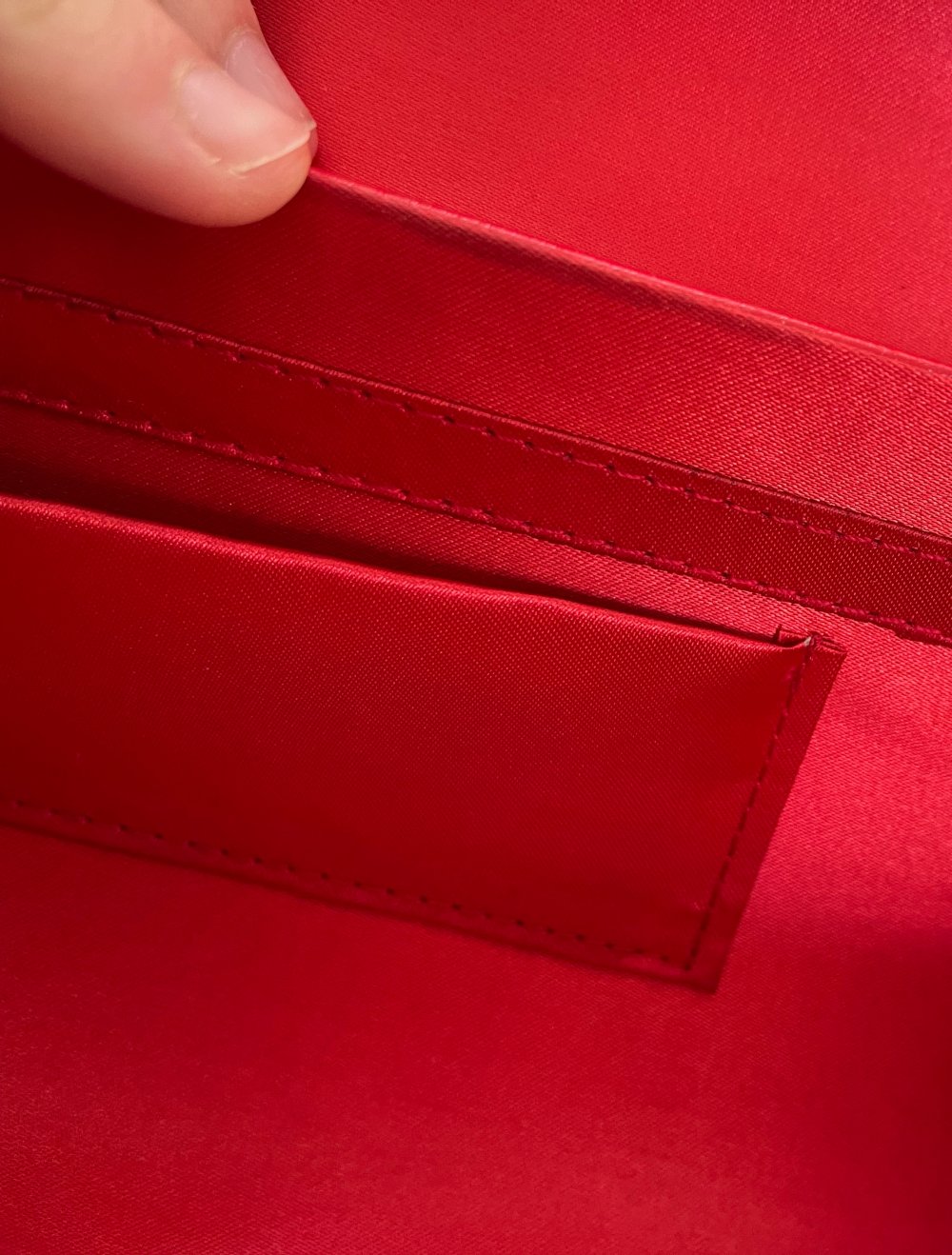 Tasche Umhängetasche Schultertasche rot Silber