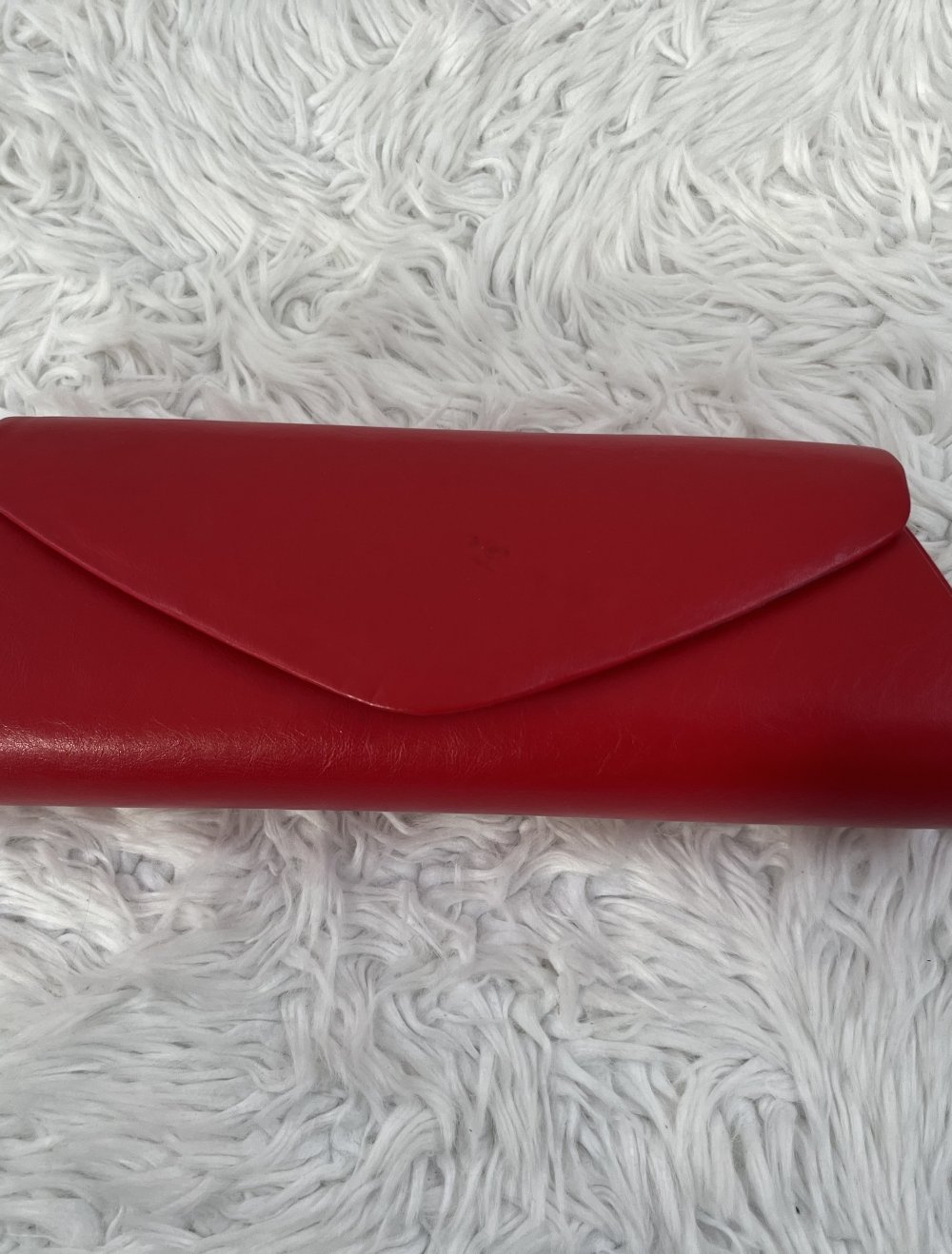 Tasche Umhängetasche Schultertasche rot Silber