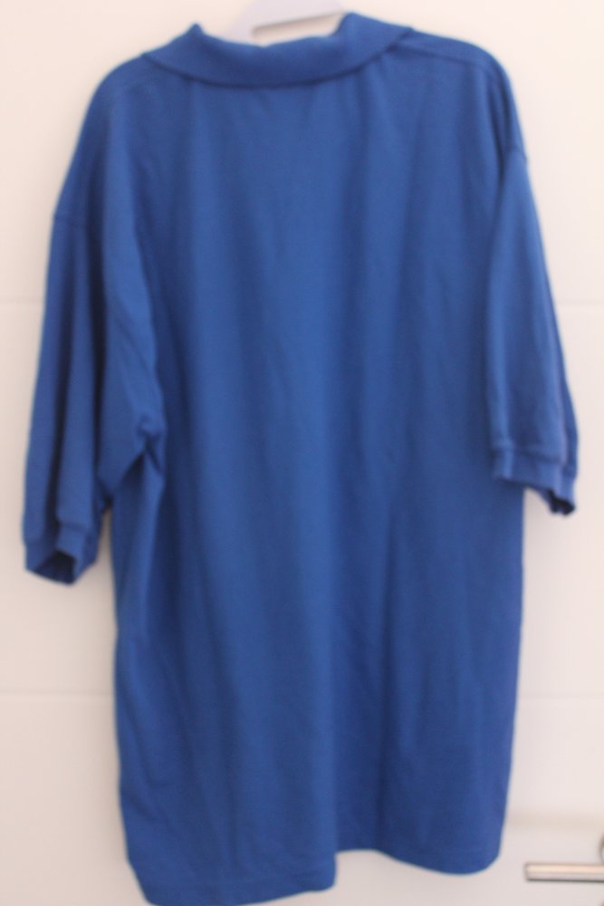 blaues Polo Shirt in Gr. XXXL von Nit-Top mit kurzem Arm