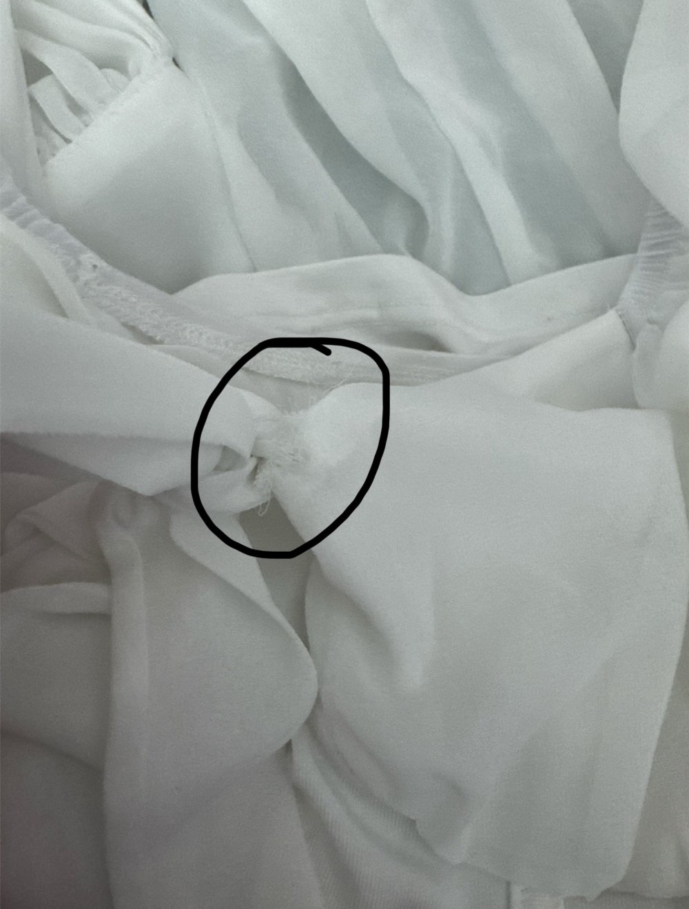 Weiße Shein Bluse, Größe S