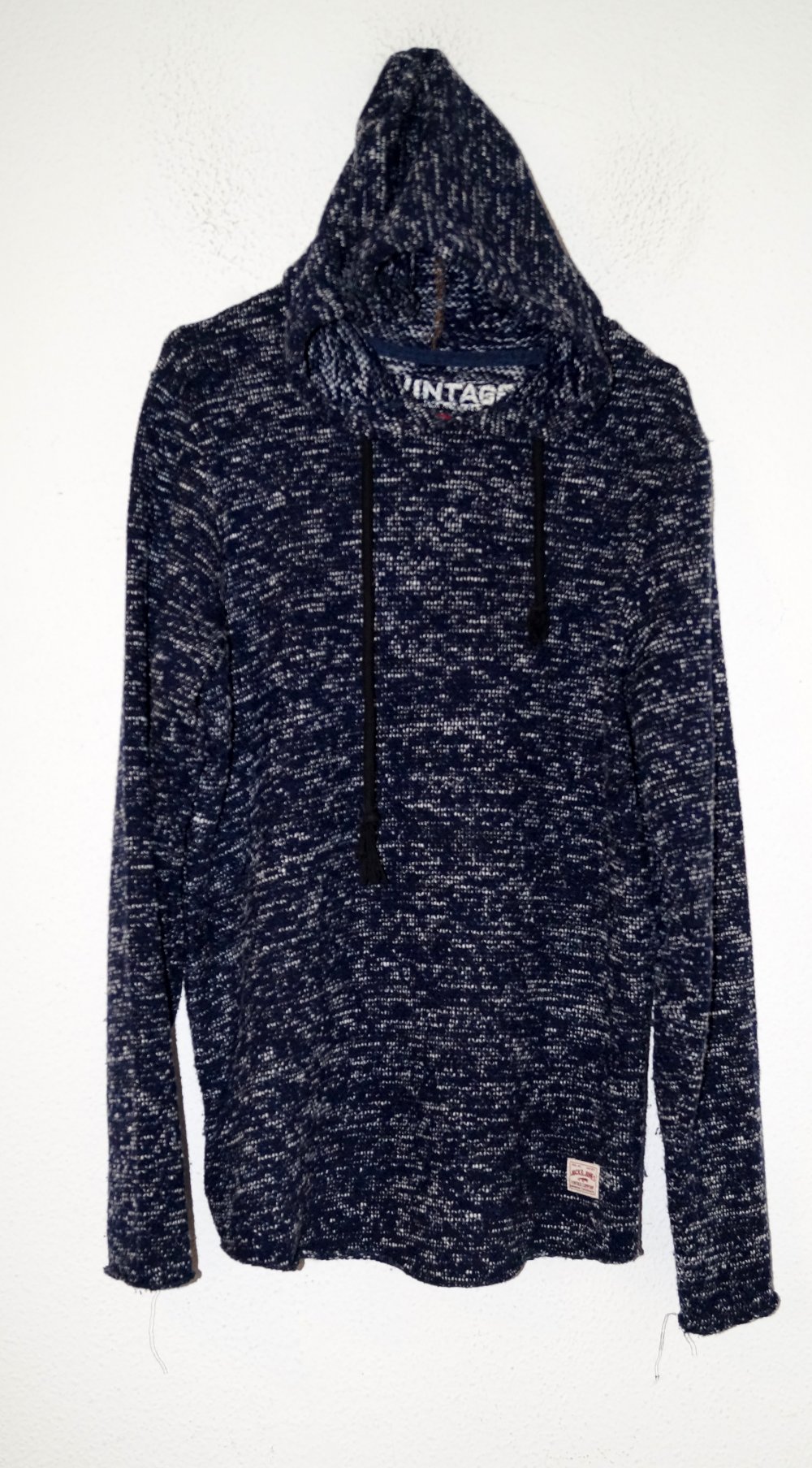 dunkelblau melierter Kapuzenpullover Gr.M Jack & Jones