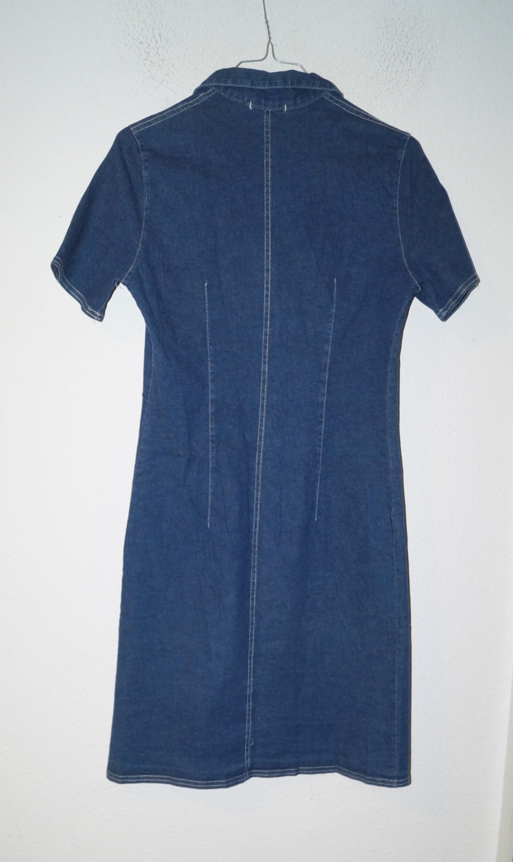 blaues Strech Jeanskleid Gr.36 Sasch