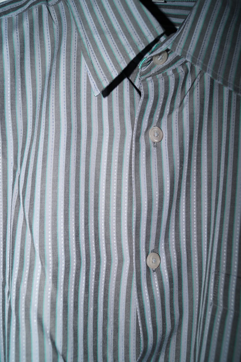 grau gestreiftes Hemd Gr.L 41/42 D&H