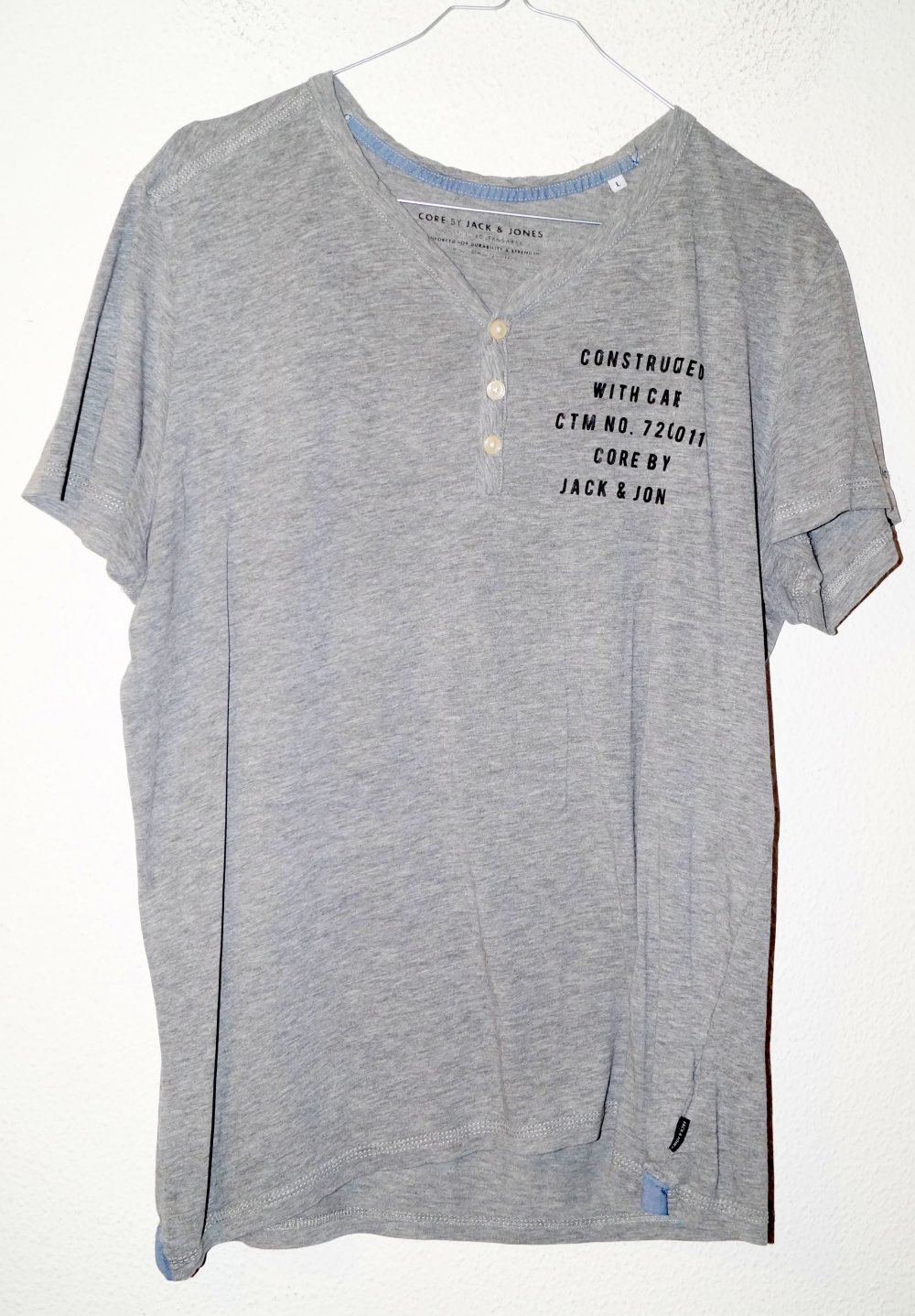 graues T-Shirt Gr.L Jack & Jones