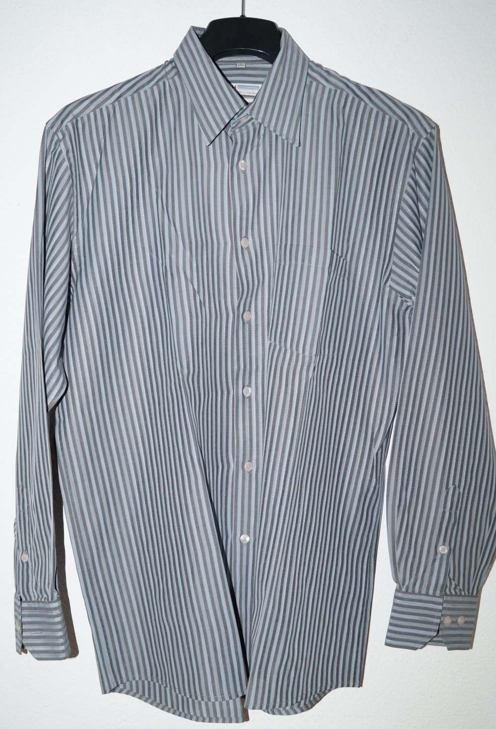 grau gestreiftes Hemd Gr.L 41/42 D&H