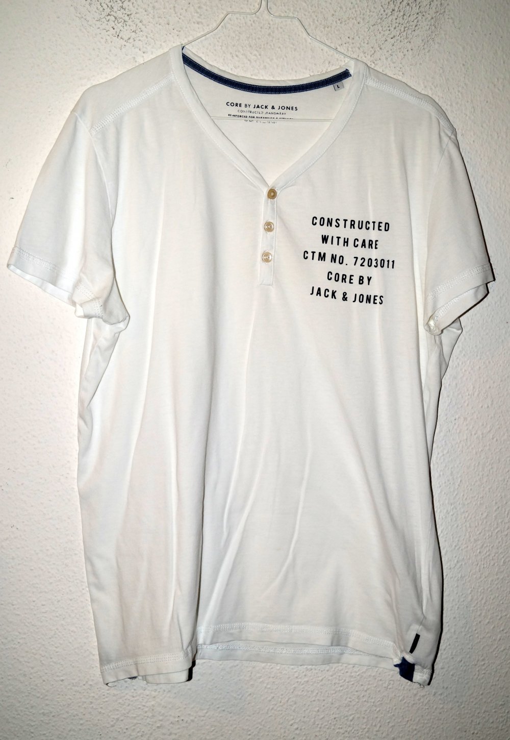 weißes T-Shirt Gr.L Jack & Jones