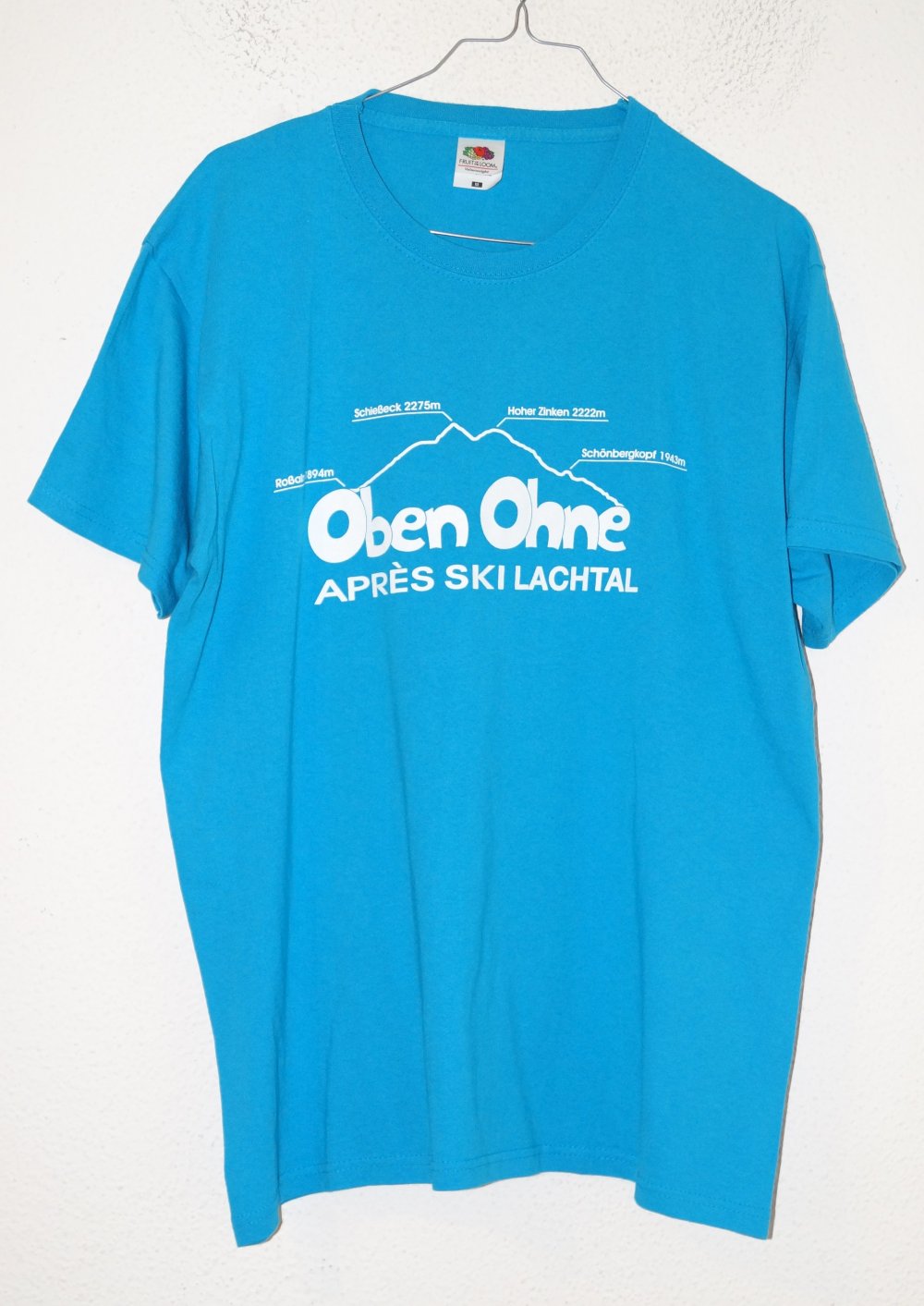 blaues T-Shirt Gr.M Fruit of the Loom