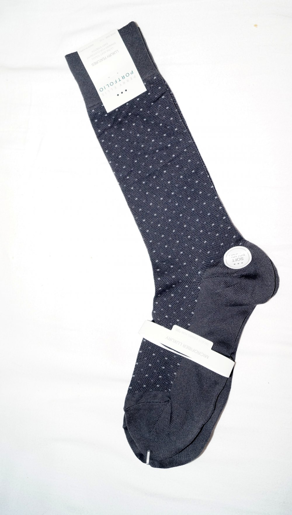 graue gepunktete Strümpfe Gr.40-46 Portfolio