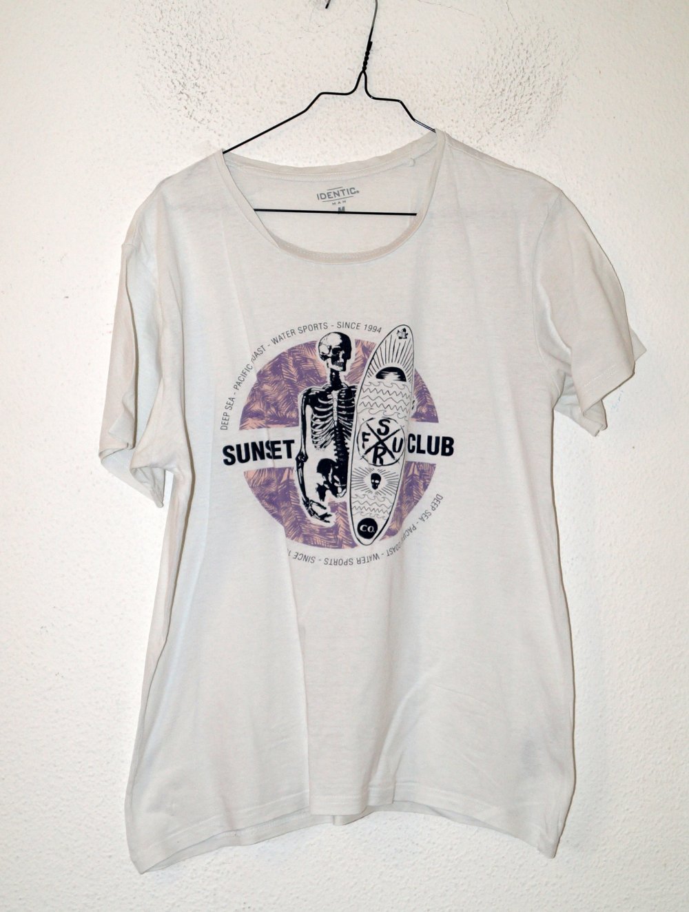 weißes T-Shirt Gr.M identic