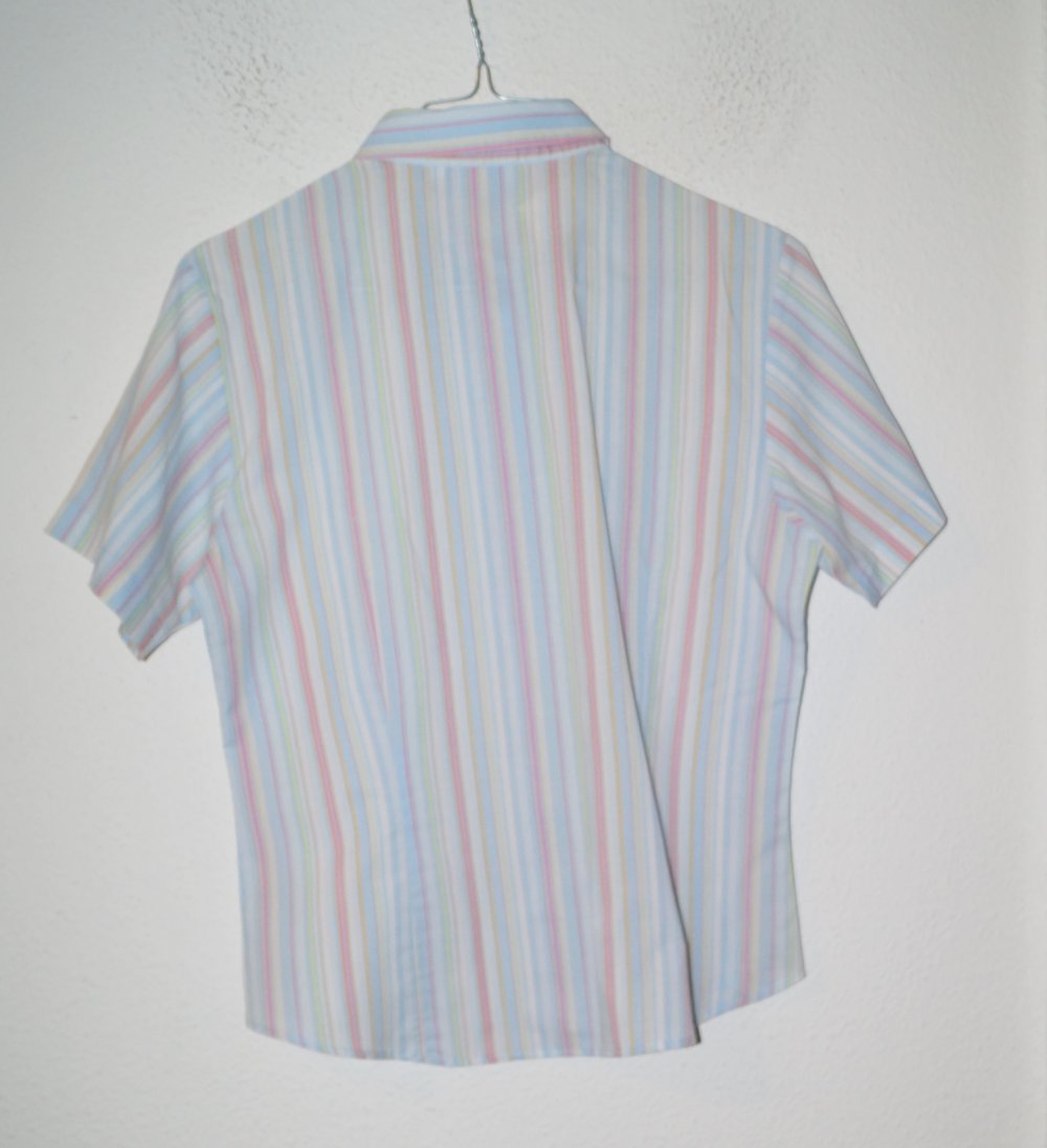 hellblau gestreifte Bluse Gr.36 Authentic