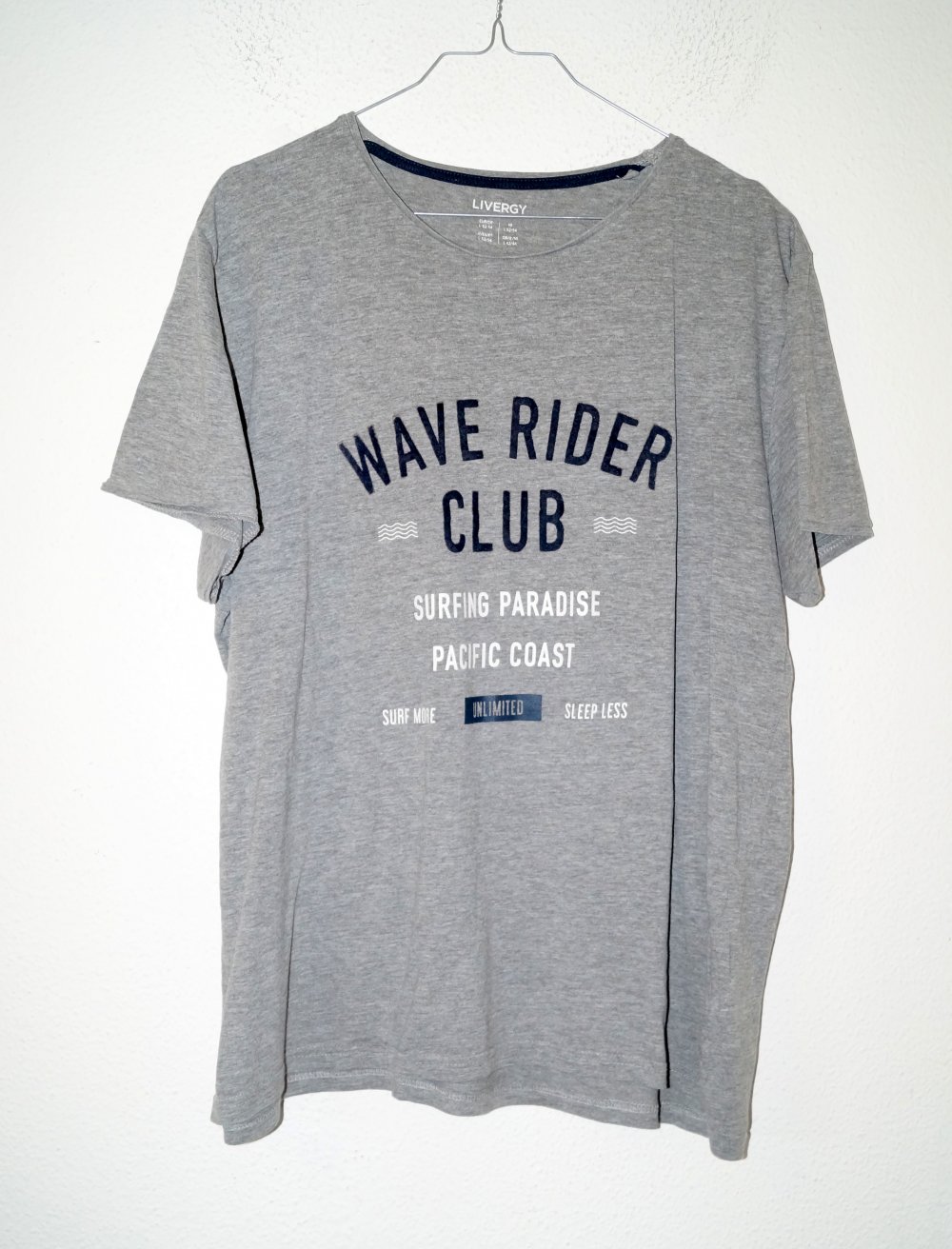 graues T-Shirt Gr.L 52/54 Livergy