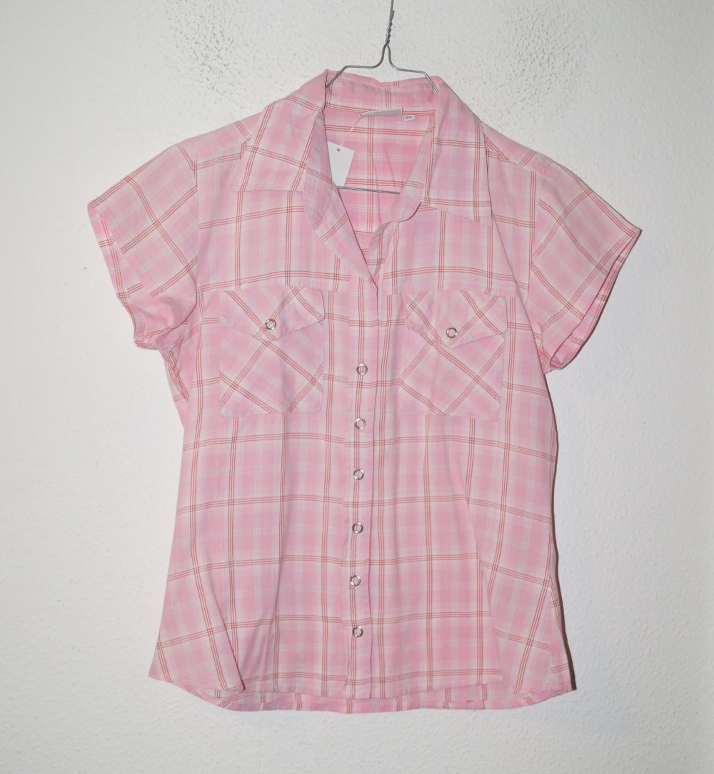 rosa karierte Bluse Gr.36 my own