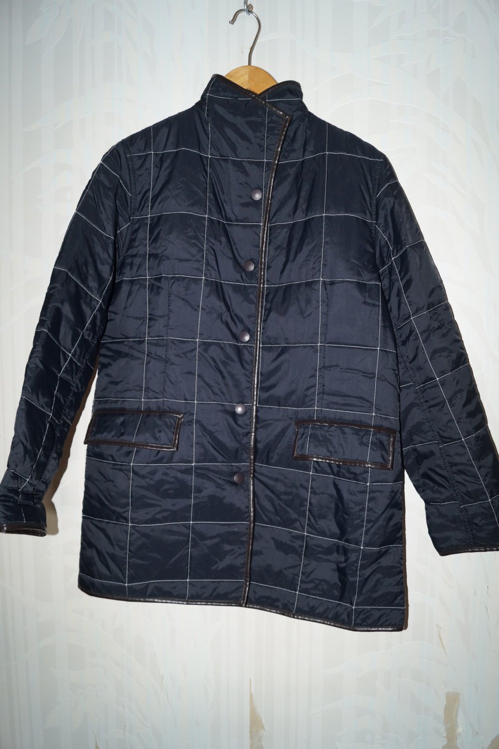 schwarze Steppjacke Gr.40