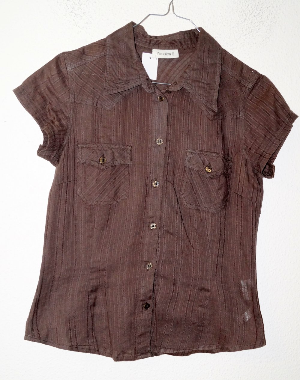 braune Bluse Gr.36 Yessica