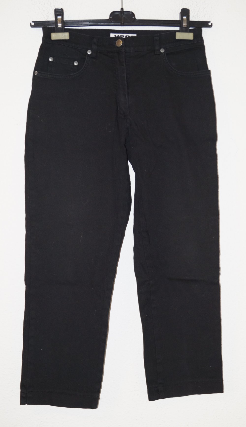 schwarze 6/7 Hose Gr.38 YGCG