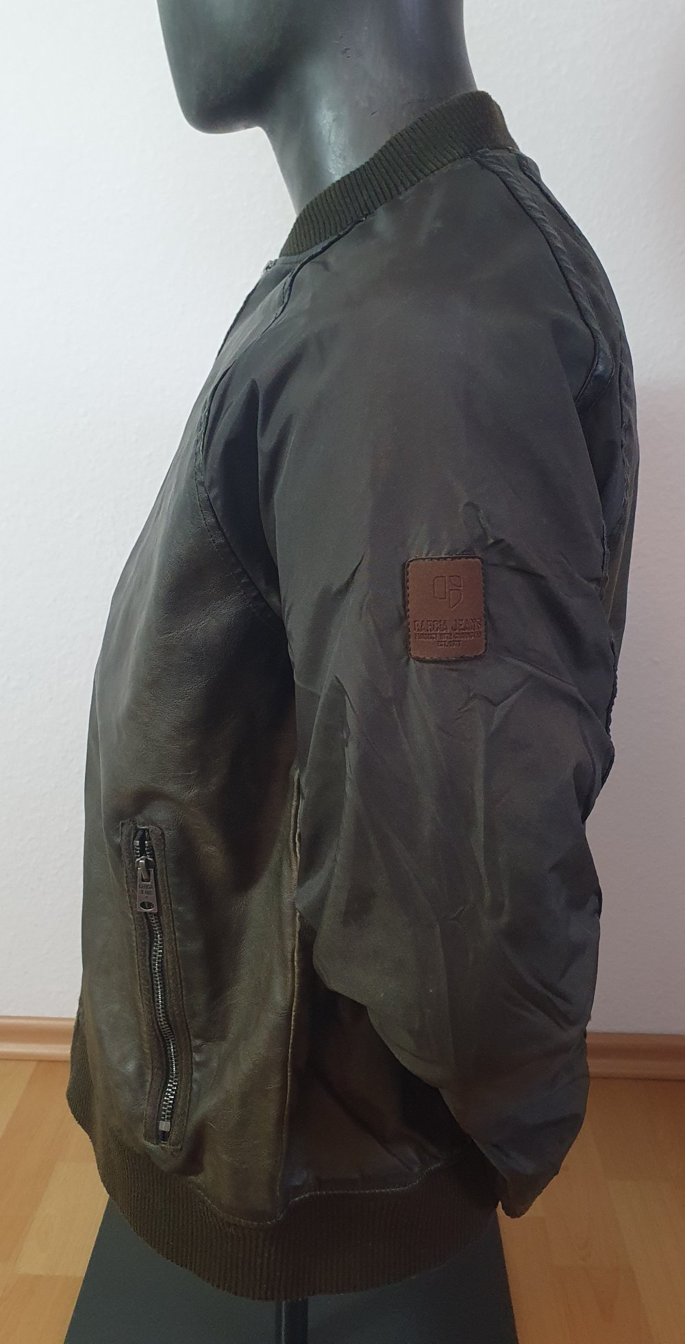 Bomberjacke used Lederoptik Garcia Jeans