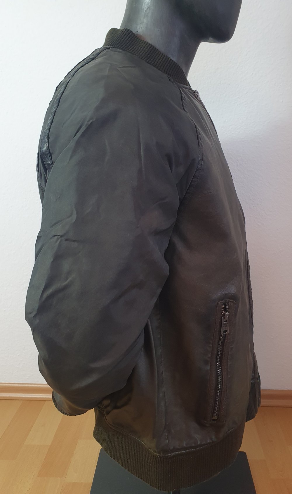 Bomberjacke used Lederoptik Garcia Jeans