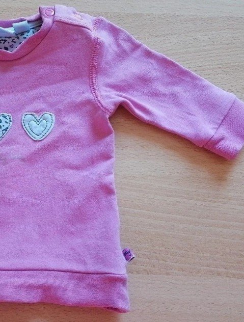 Süßer Pullover Größe 56 von Feetje rosa Herzen Mädchen Babygirl
