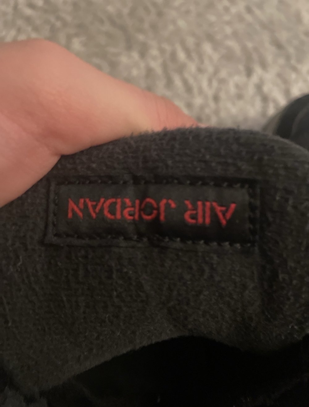 Jordan 4 black canvas original